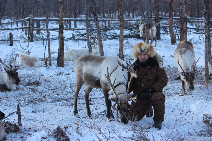 me with reindeer