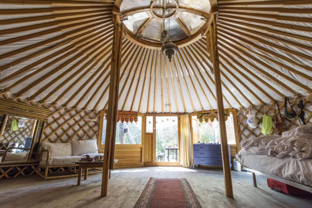 yurt inside