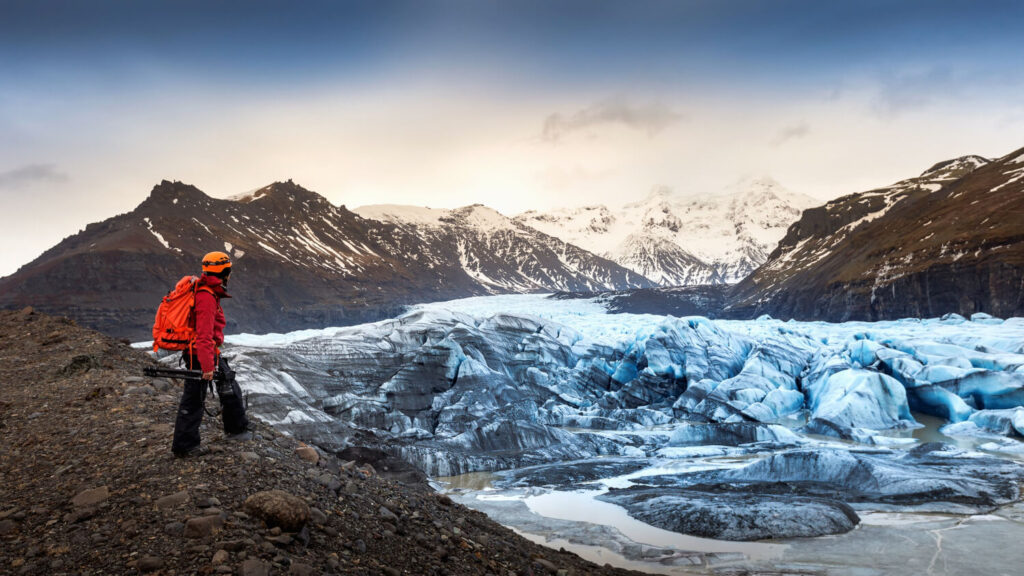 man on the ice