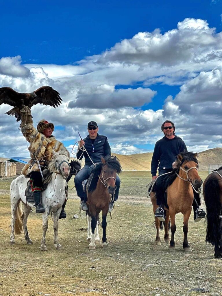 Our history with Christian Bale in Mongolia to visit Mongolian Eagle Hunter