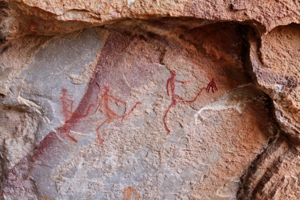 ancient prehistoric drawings stone walls cave 1