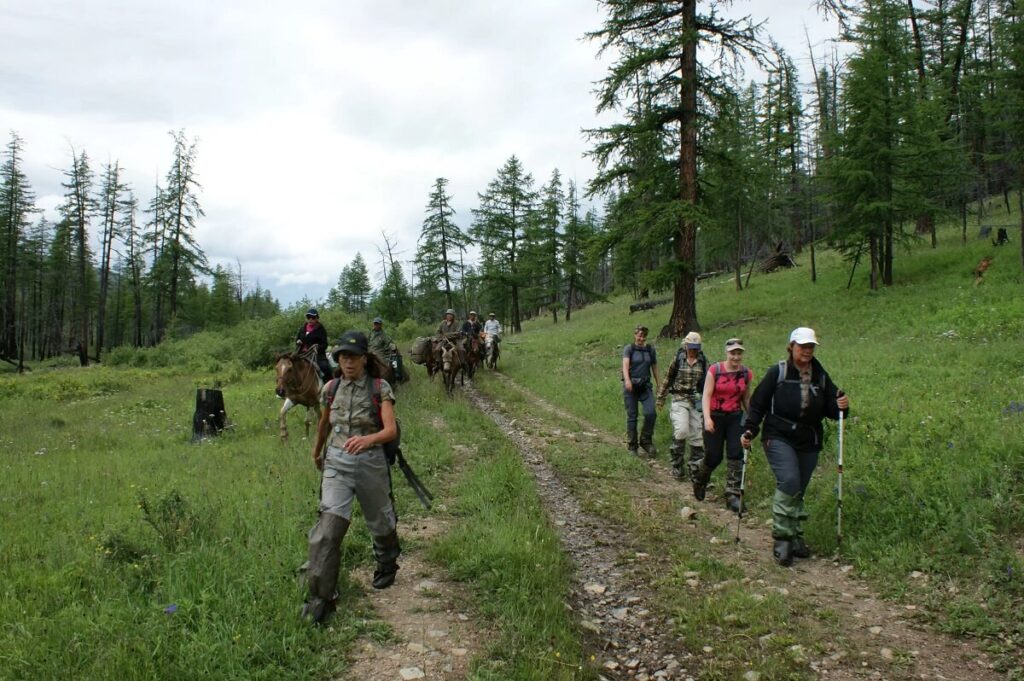 trekking in Khuvsgol lake