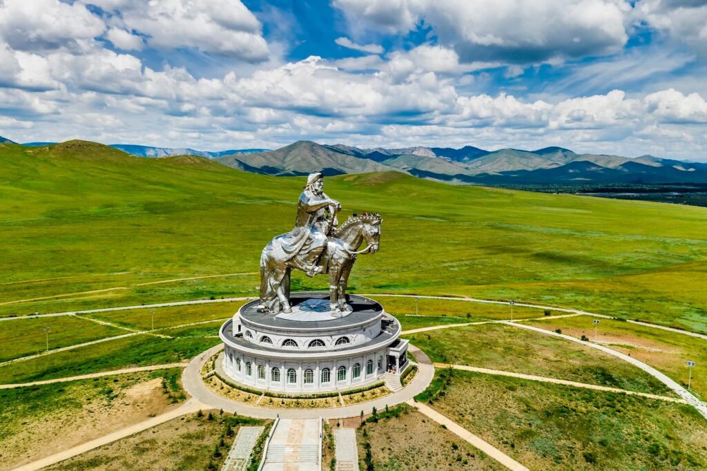 genghis khan monument at zonjin boldog mongolia 2021 08 26 19 00 24 utc 1