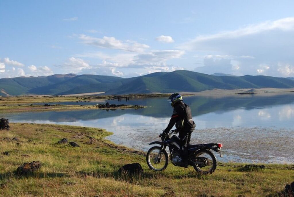motorcycle river