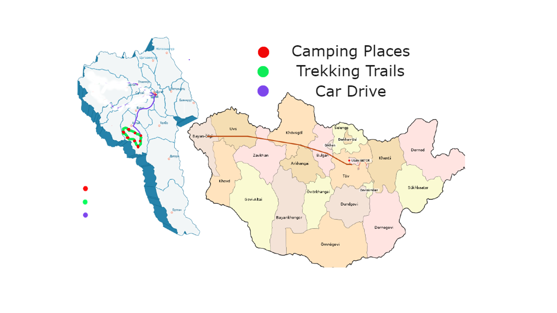 Yolt Trek Map