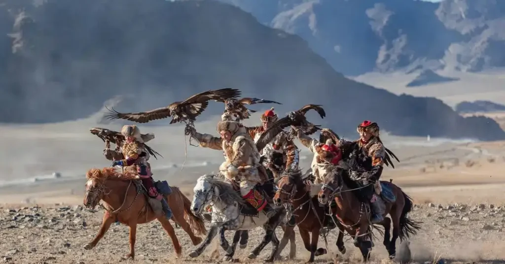The Partnership Between Eagles and Horses