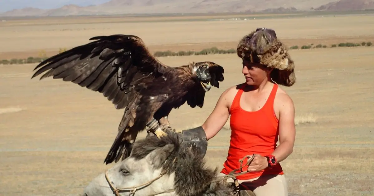 Tourism and the rise of female eagle hunters in the Altai Mountains.