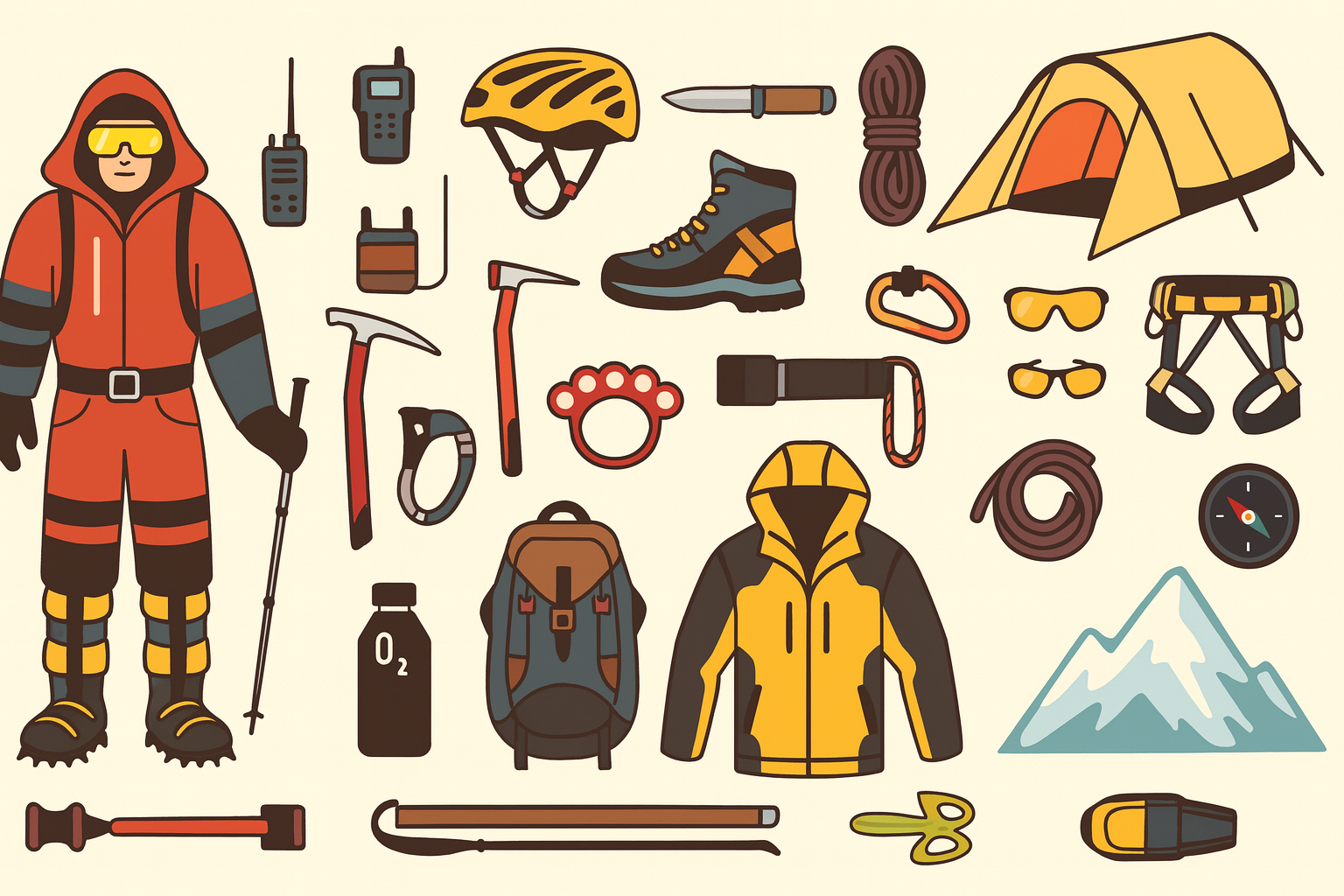 mountaineering gear